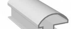 Сантехнический-перегородочный алюминиевый профиль в Москве от компании Профиль металл